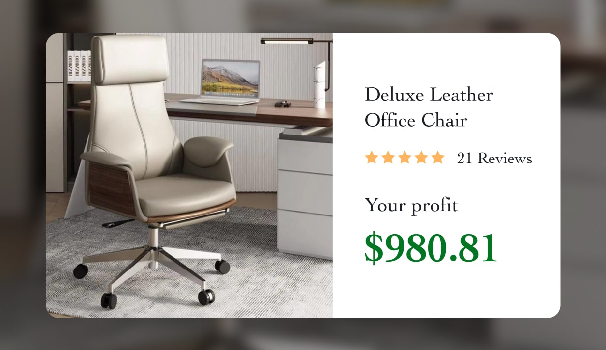Deluxe Leather Office Chair