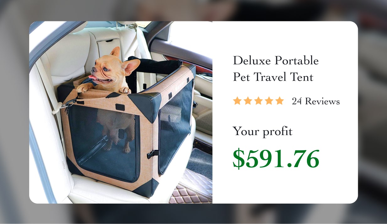 Deluxe Portable Pet Travel Tent