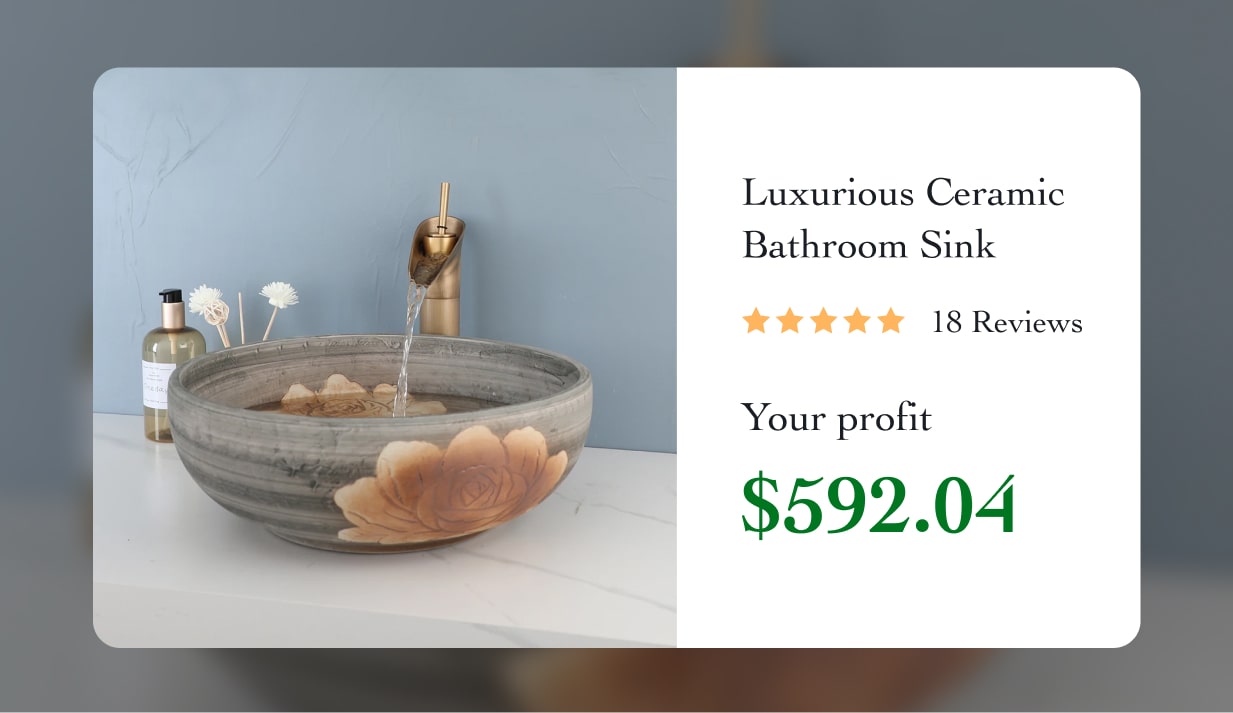 Luxurious Ceramic Bathroom Sink