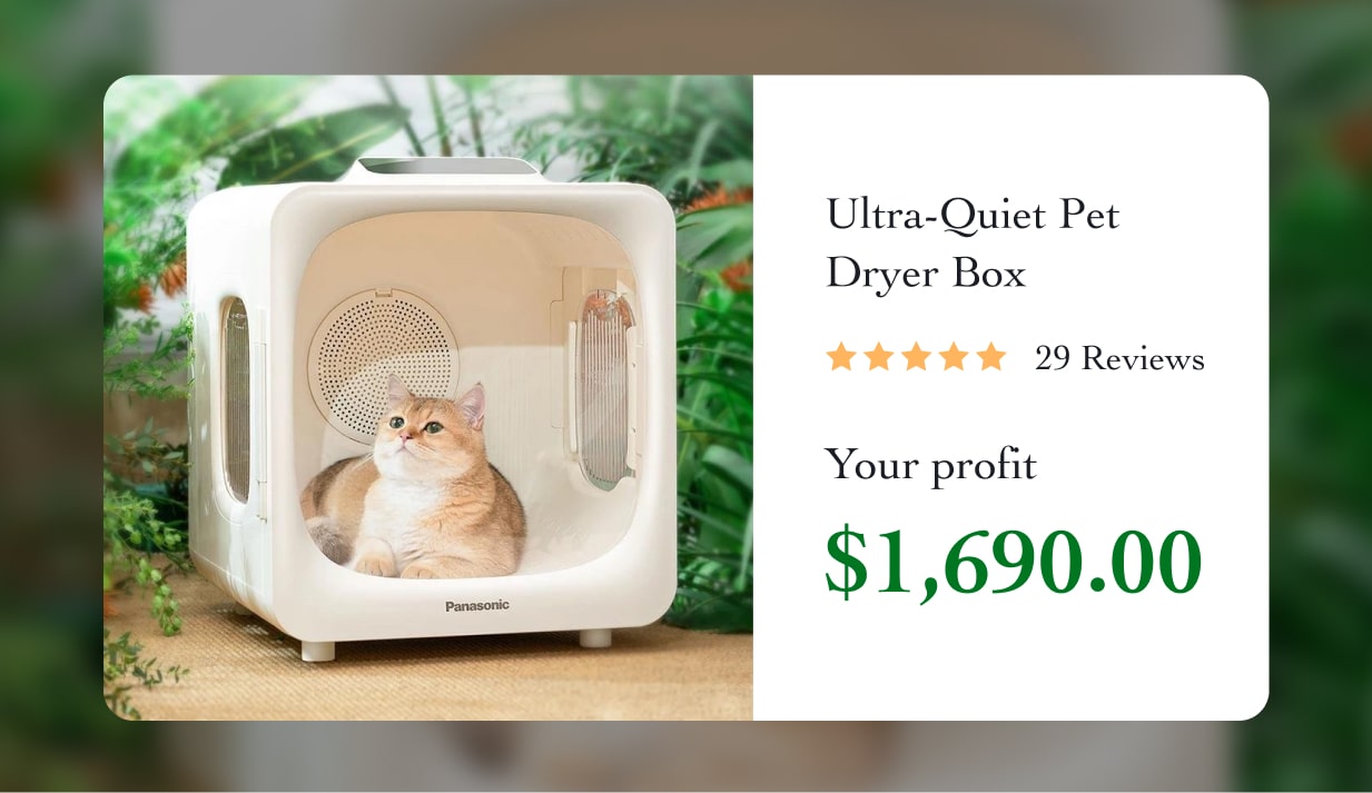 Ultra-Quiet Pet Dryer Box