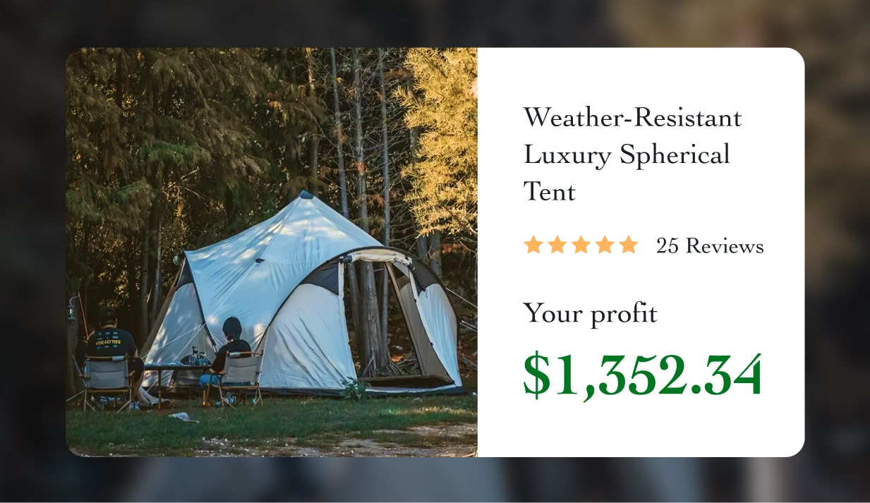 Weather-Resistant Luxury Spherical Tent