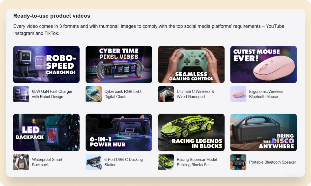 Select your video