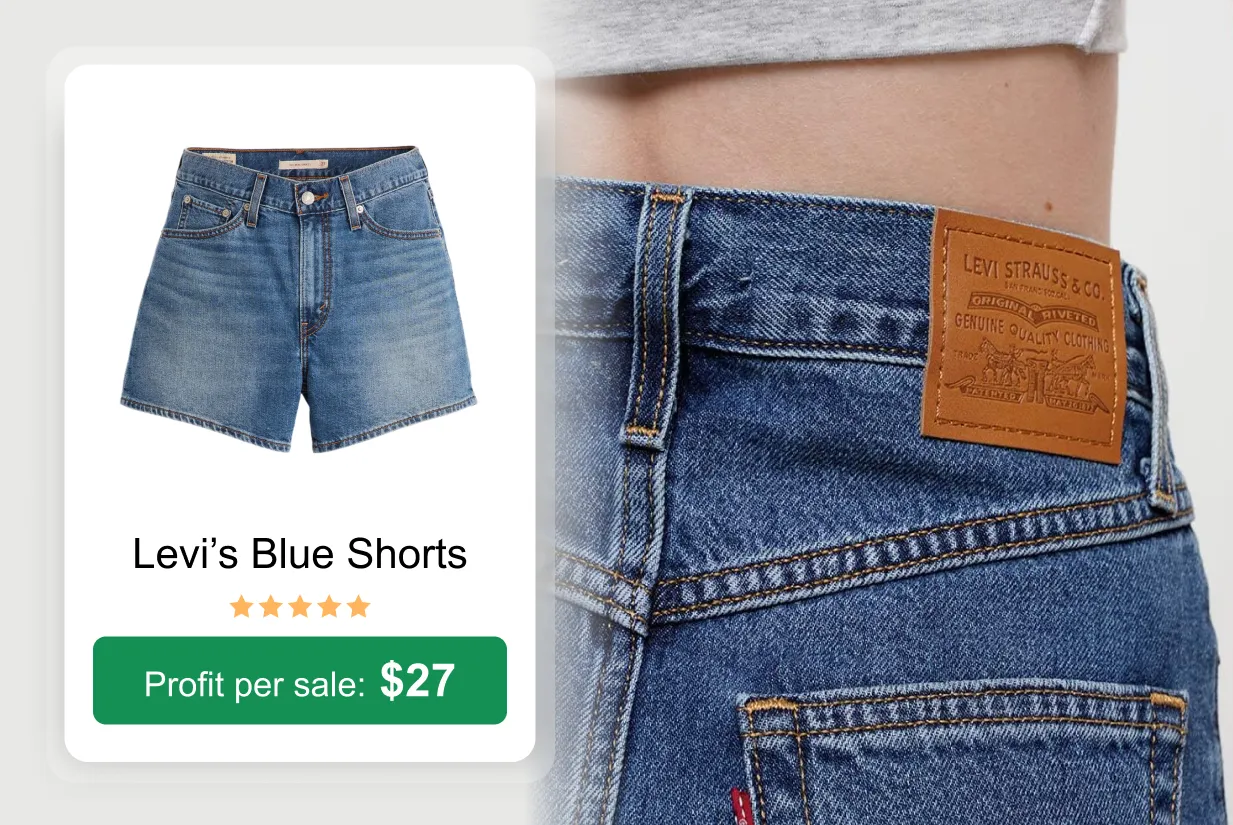 Levi’s Blue Shorts