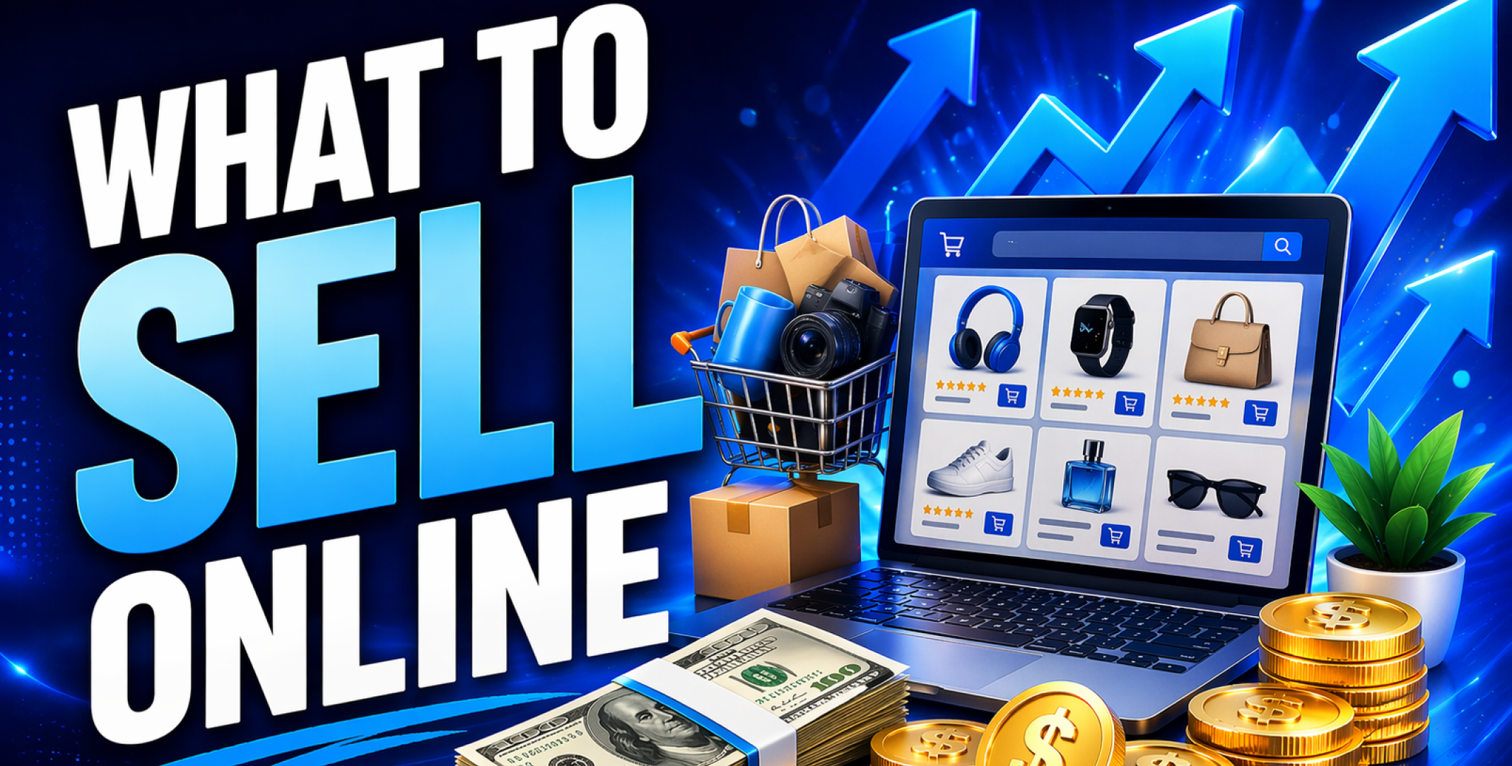 Featured image for the article about what to sell online.