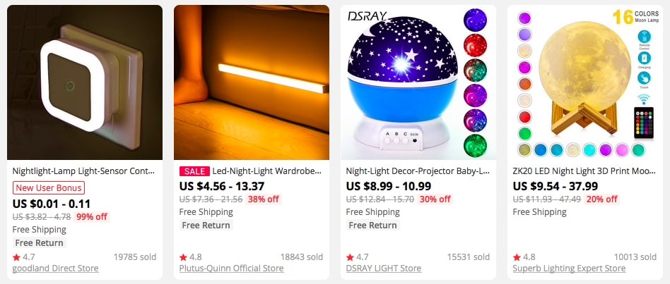 a picture showing what to sell in terms of a sleepwear business
