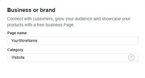 Setting up a Facebook business page
