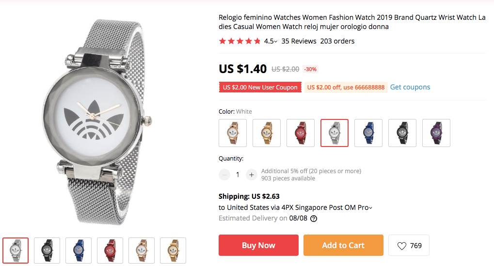 dropship watches