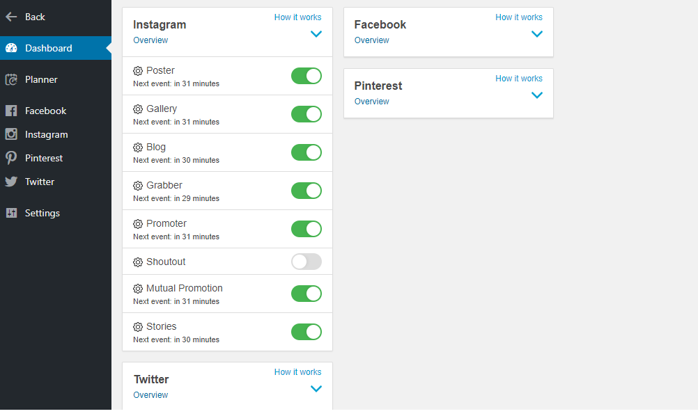 Social Rabbit Plugin Dashboard