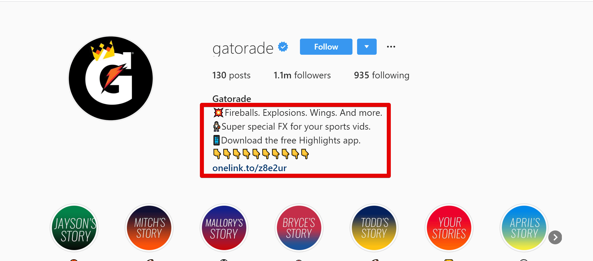 a picture proving that you need to use emojis in your Instagram bio