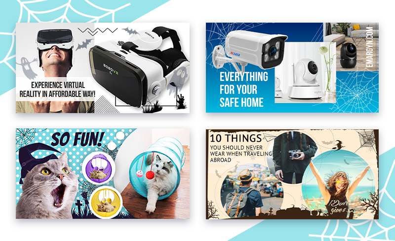 a picture showing the ad examples holiday advertising requires