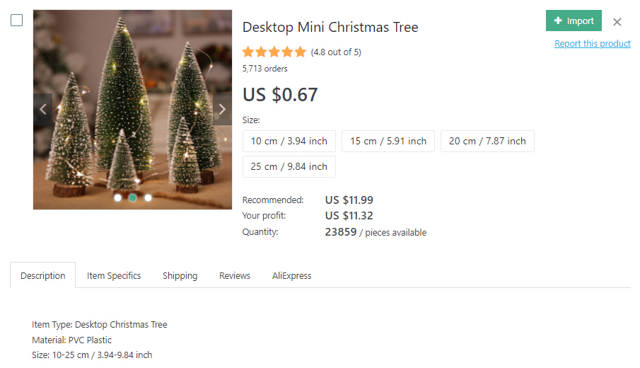 Mini Christmas tree