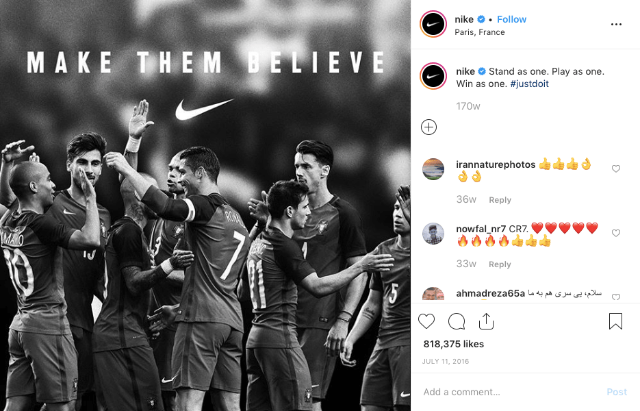 Top brands boost Instagram