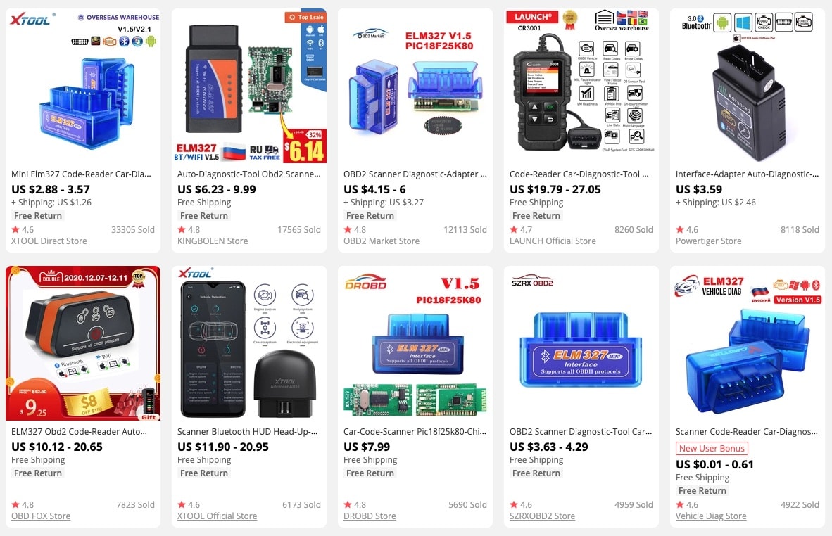 an image that shows trending auto parts to dropship in 2021