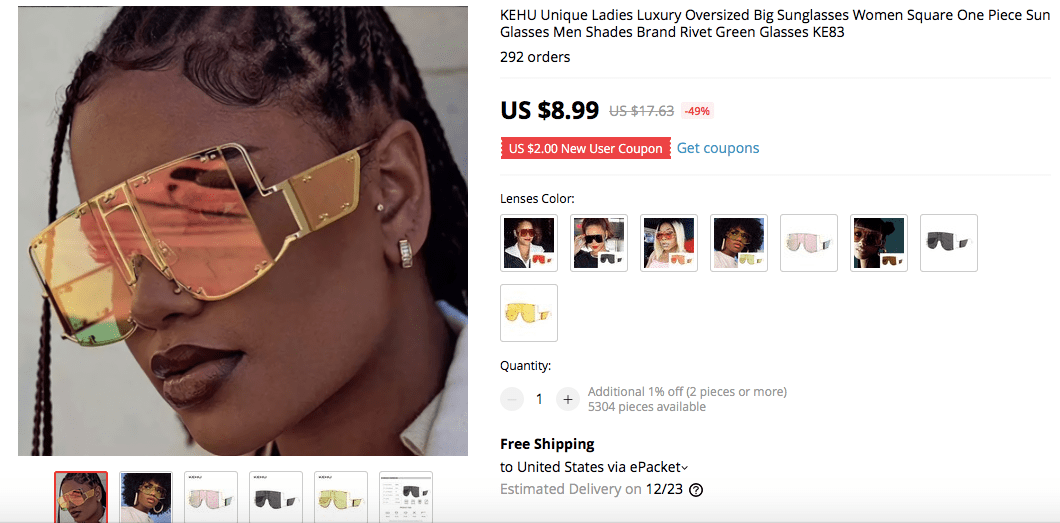 a picture showing an example of trending products to sell in your online store for profit