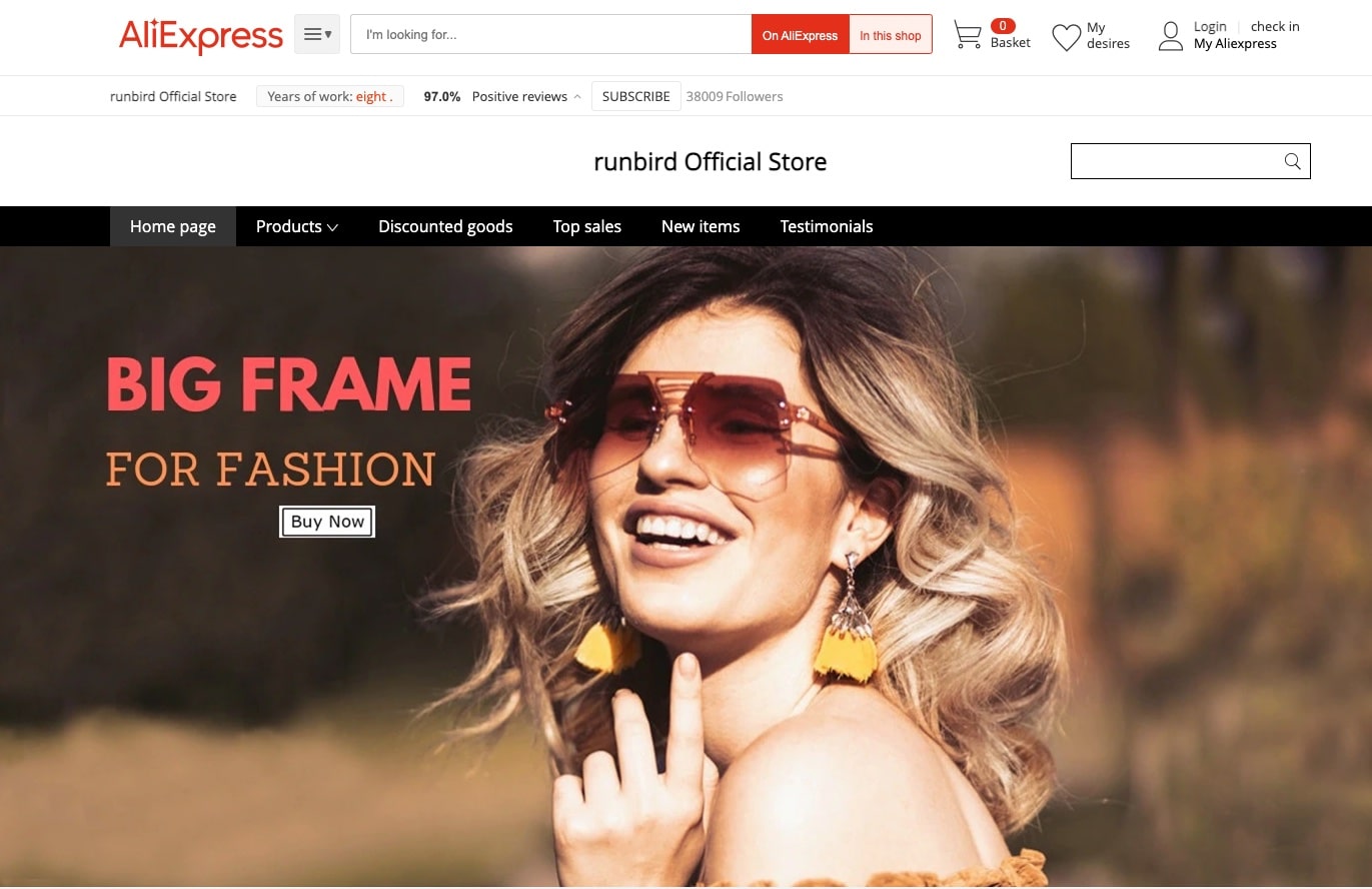 a picture showing how to dropship sunglasses for profit