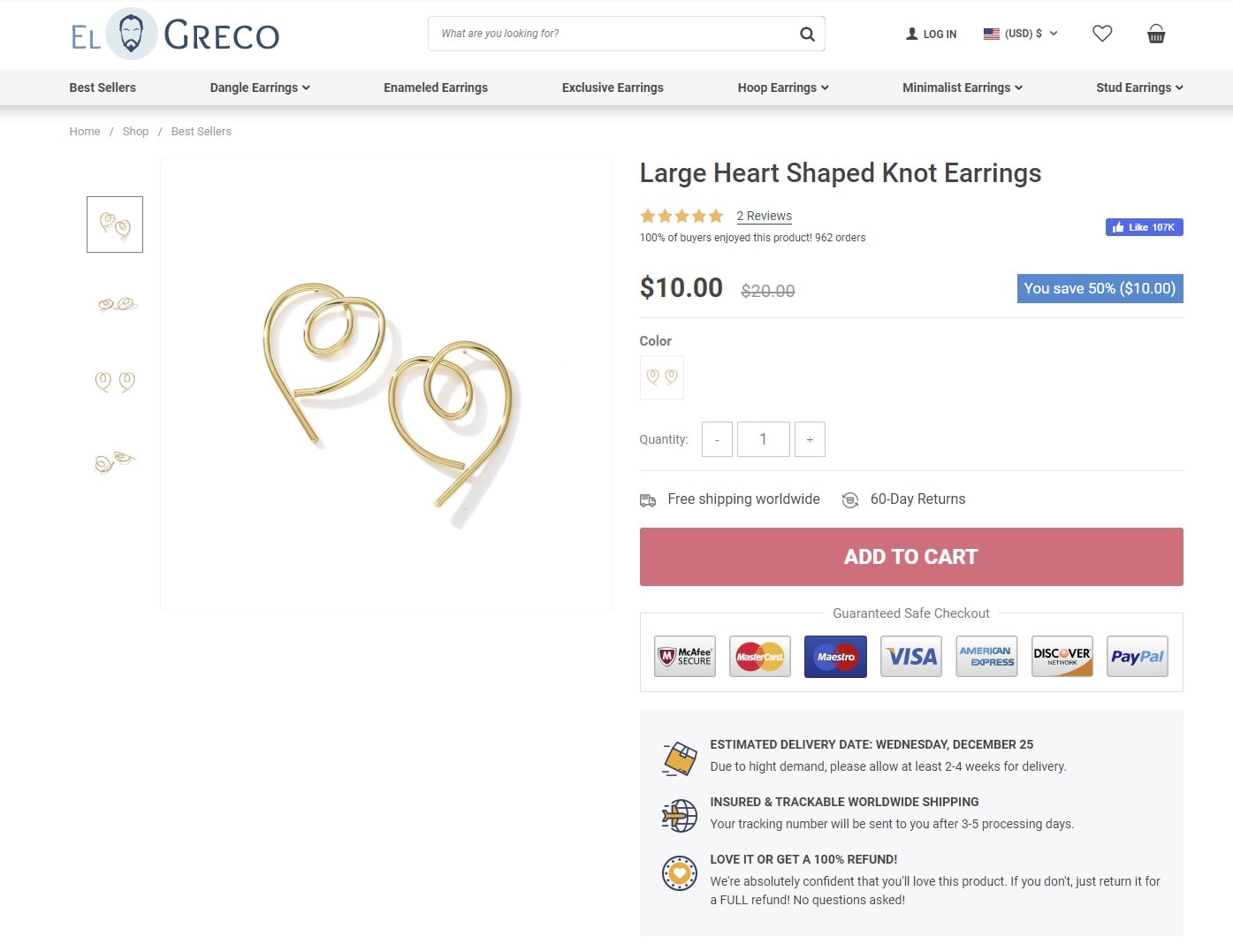 woocommerce store product page