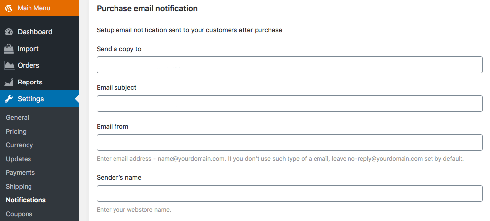 Purchase email notification you need to modify before AliExpress Chinese New Year