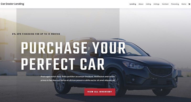 a screenshot of the divi theme