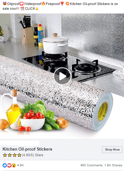 trending products on facebook