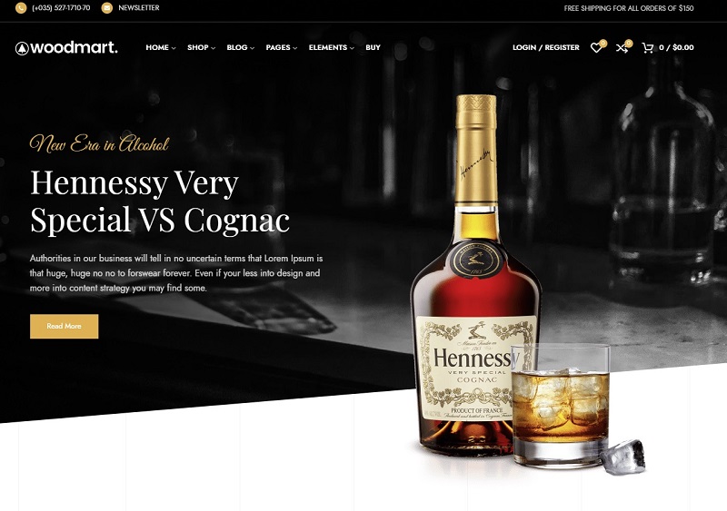 a screenshot of the woodmart theme