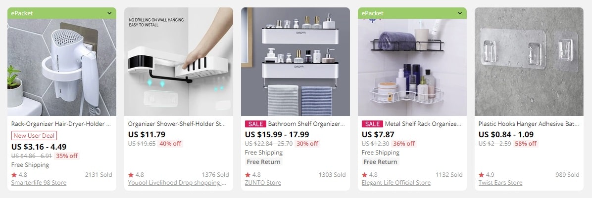 products to make bathroom convenient