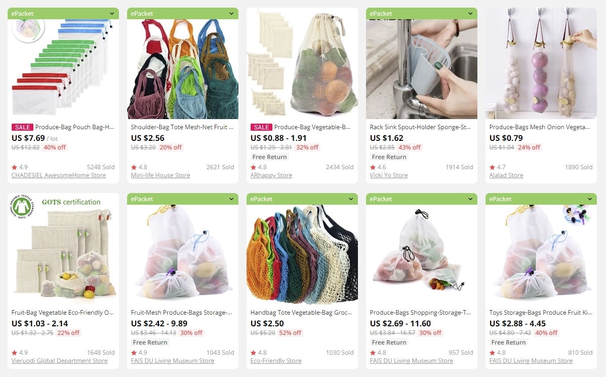 dropship eco bags