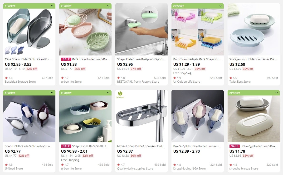 dropship home goods