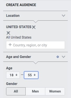 General demographics - Location, Age and Gender