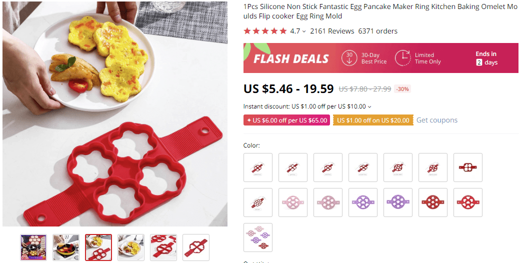 Dropship kitchen products pancake maker