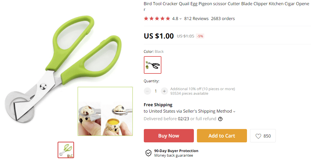 Dropship kitchen products egg slicer