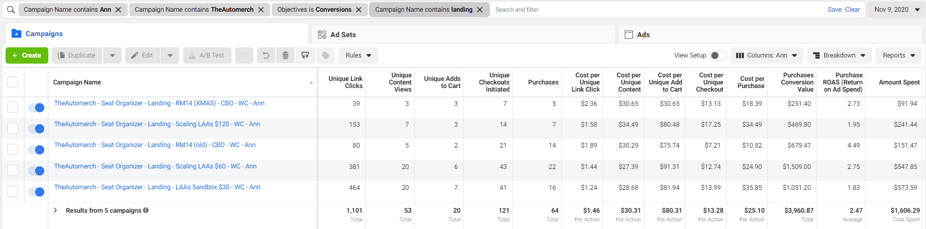 an image showing landing page tips results