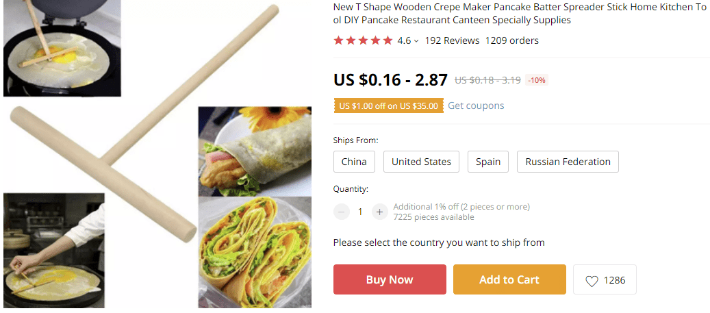 Dropship kitchen products crepe maker