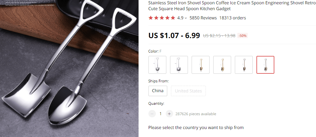 Dropship kitchen products spoons
