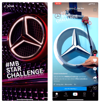 An example of user-oriented TikTok ads