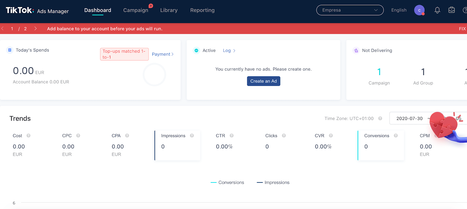 TikTok ads manager