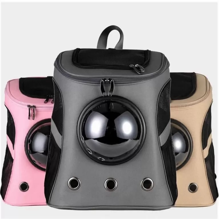 photo of a pet backpack