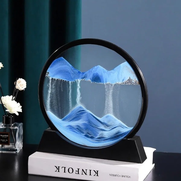 Photo glass sand picture