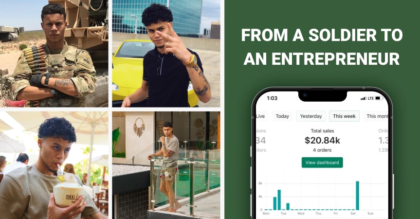 cover image case study from a soldier to an antrepreneur