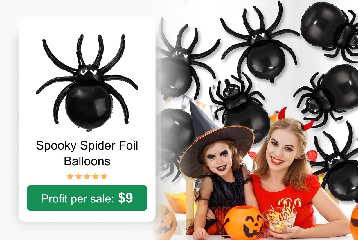 Spider Foil Balloons&nbsp;