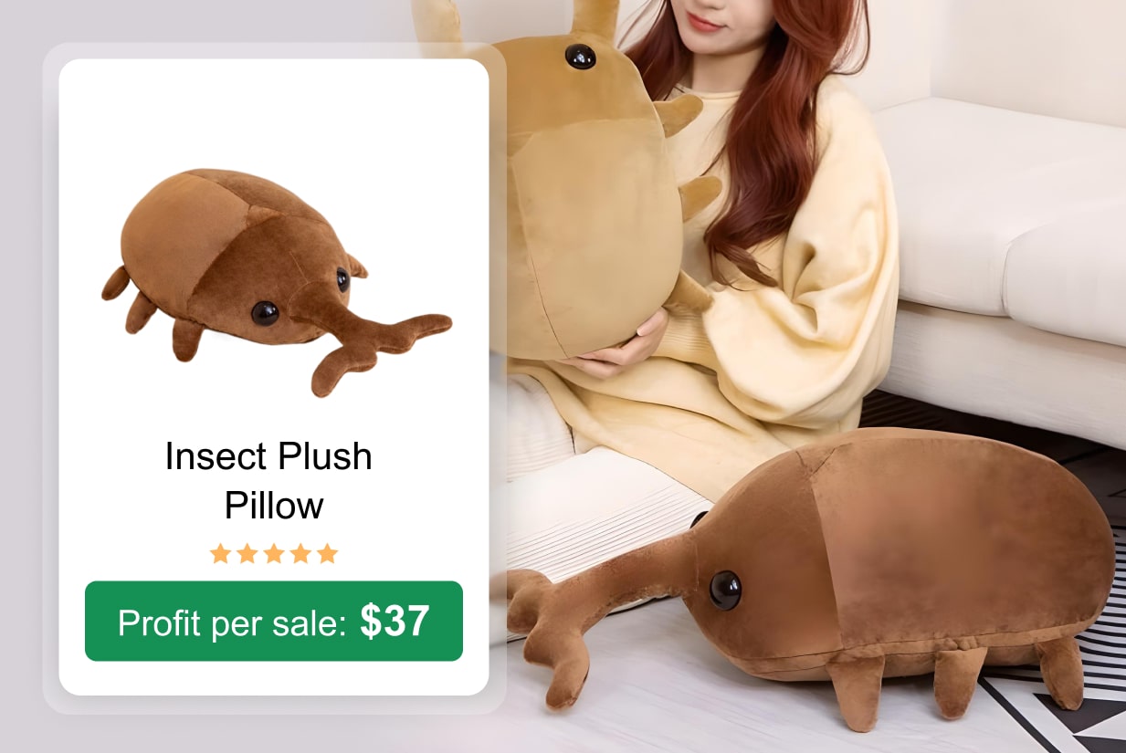 Insect Plush Pillow&nbsp;