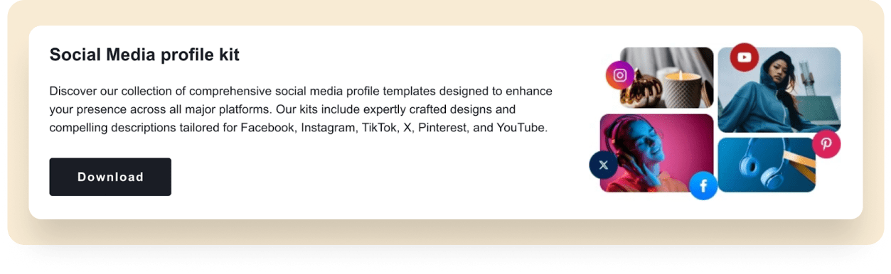 Social Media Profile Kit