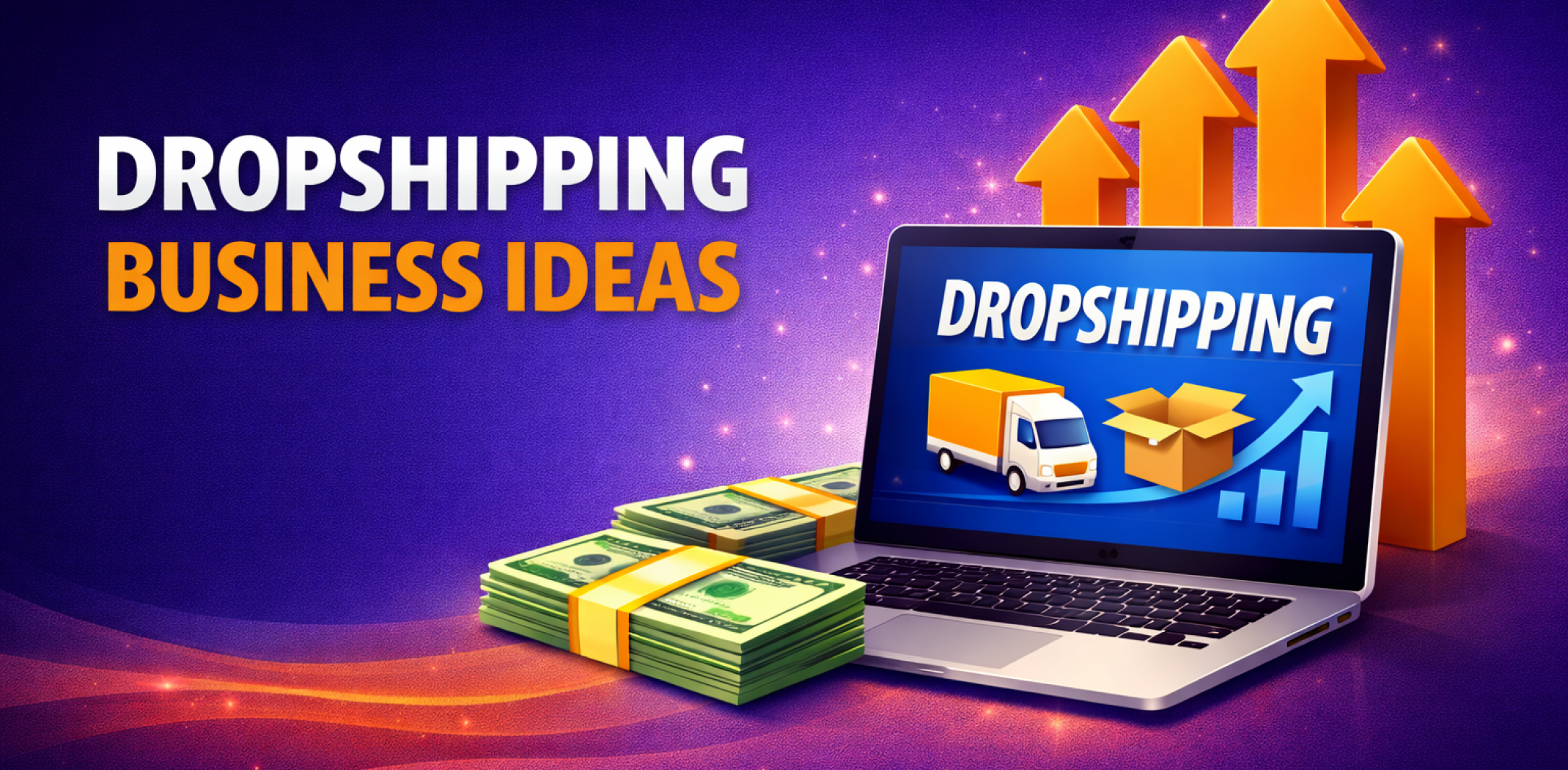 Featured image for the article about dropshipping business ideas.