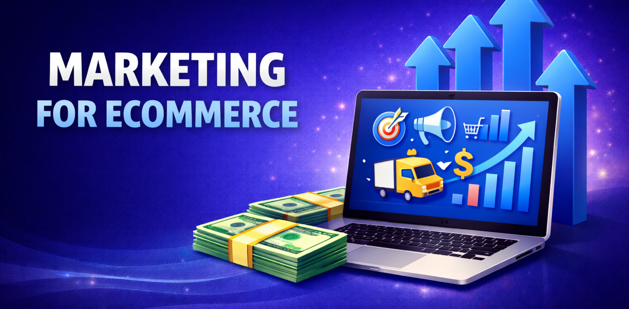 Featured image for the article about marketing for ecommerce.