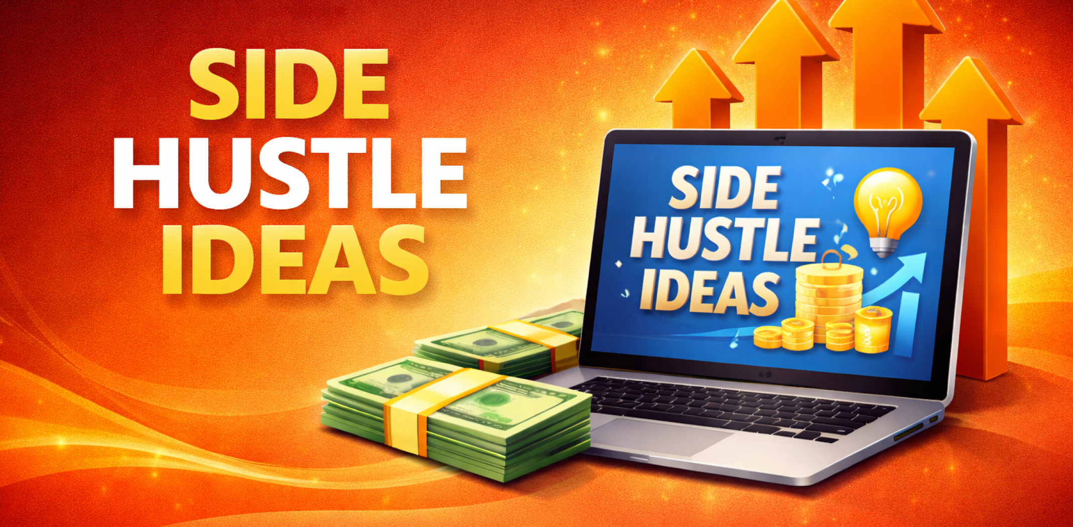 Featured image for the article about side hustle ideas.