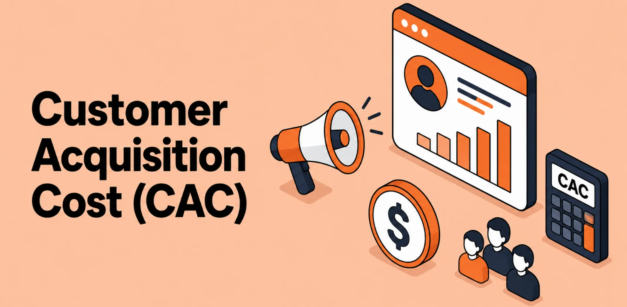 Featured image for an article on customer acquisition cost (CAC)
